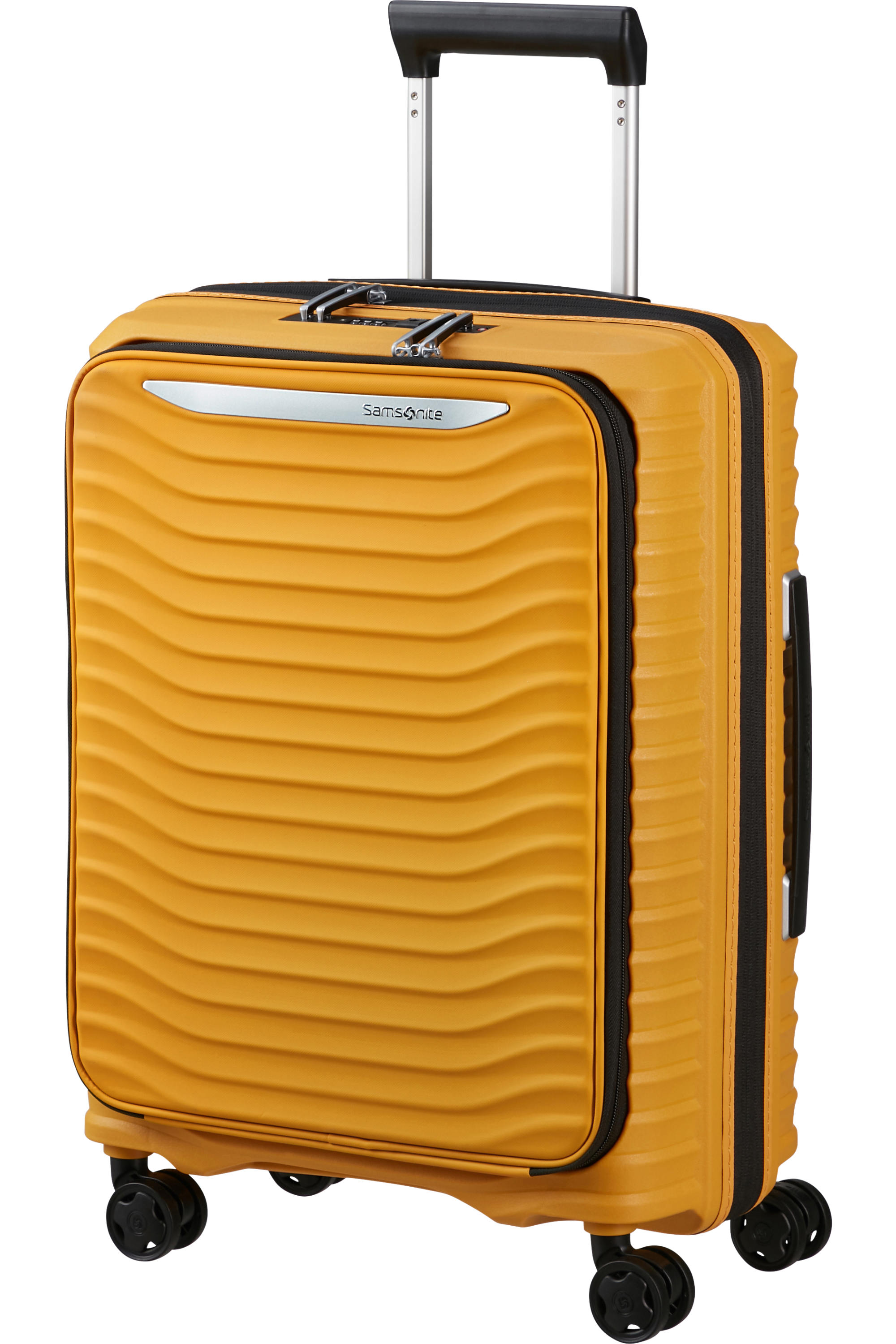 Shop UPSCAPE Spinner Expandable (4 wheels) 55cm Easy Access - Yellow in australian