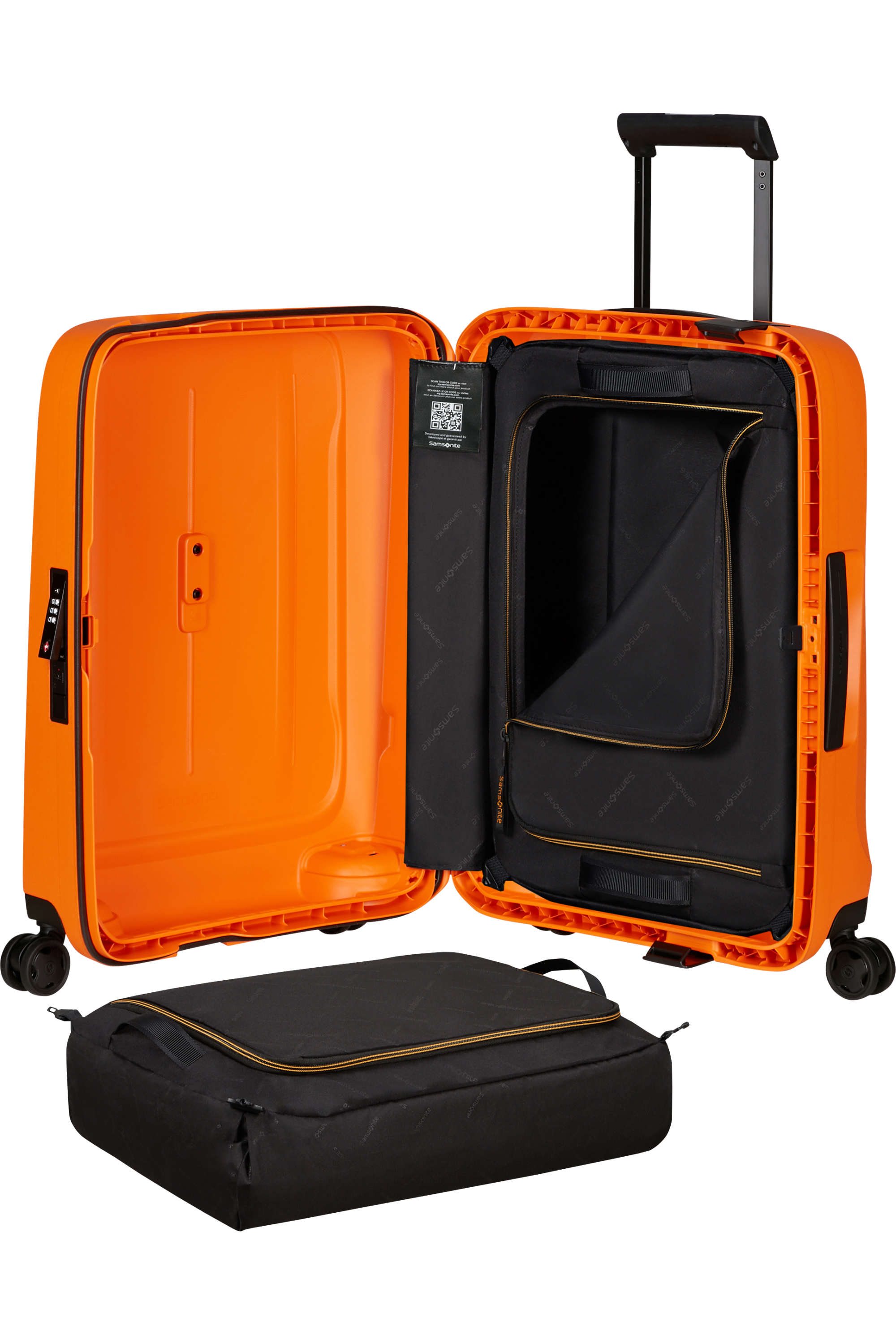 Shop ESSENS Spinner (4 wheels) 55cm - Papaya Orange in australian