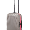 Shop C-Lite Spinner (4 wheels) 55cm Expandable Cabin - Pearl/Fuchsia in australian
