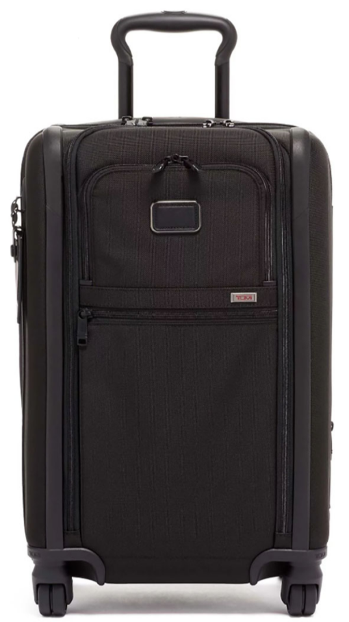 Shop Alpha 3 International Expandable 4 Wheeled Carry-On - Black in australian