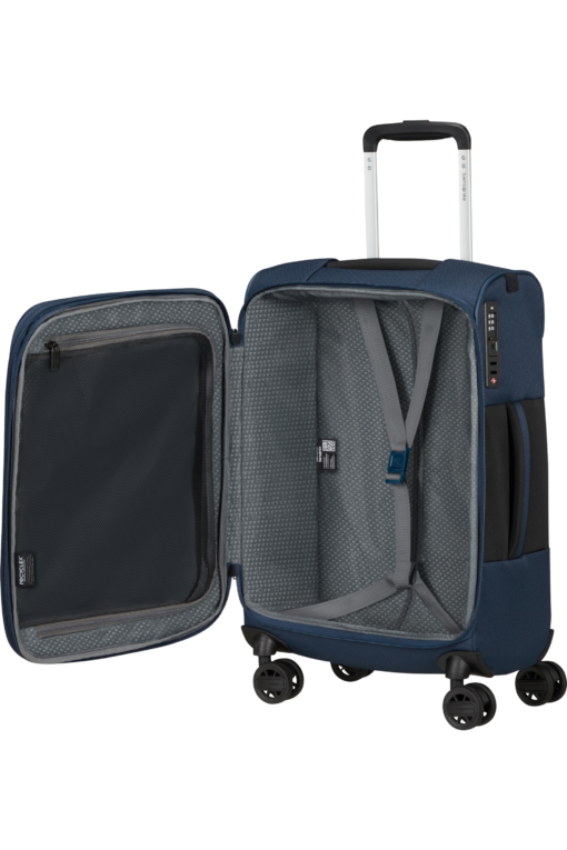 Shop VAYCAY Spinner Expandable (4 wheels) 55cm Length 35cm- Navy Blue in australian
