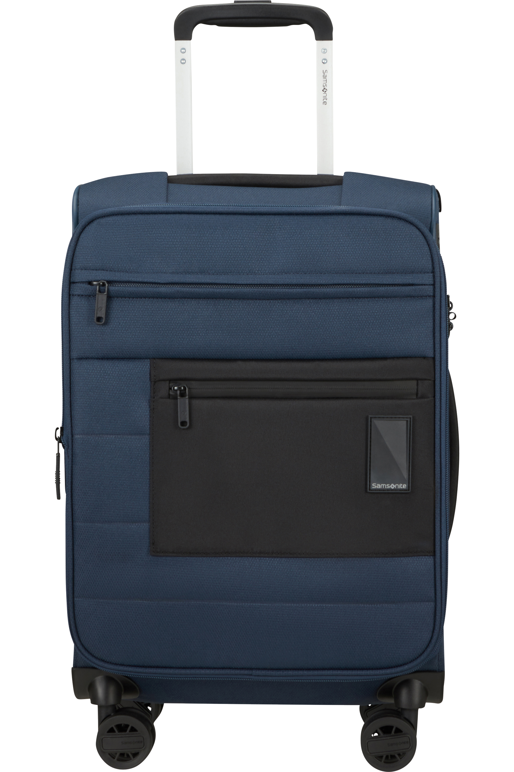 Shop VAYCAY Spinner Expandable (4 wheels) 55cm Length 35cm- Navy Blue in australian