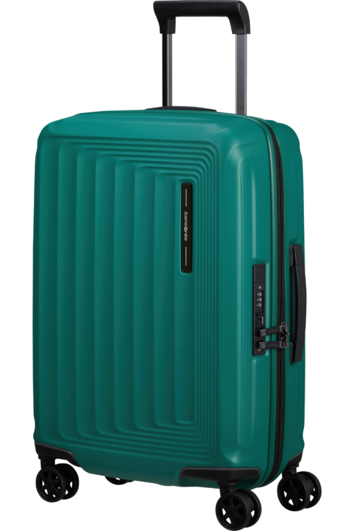 Shop NUON 55cm Spinner Expandable (4 Wheels) - Pine Green in australian