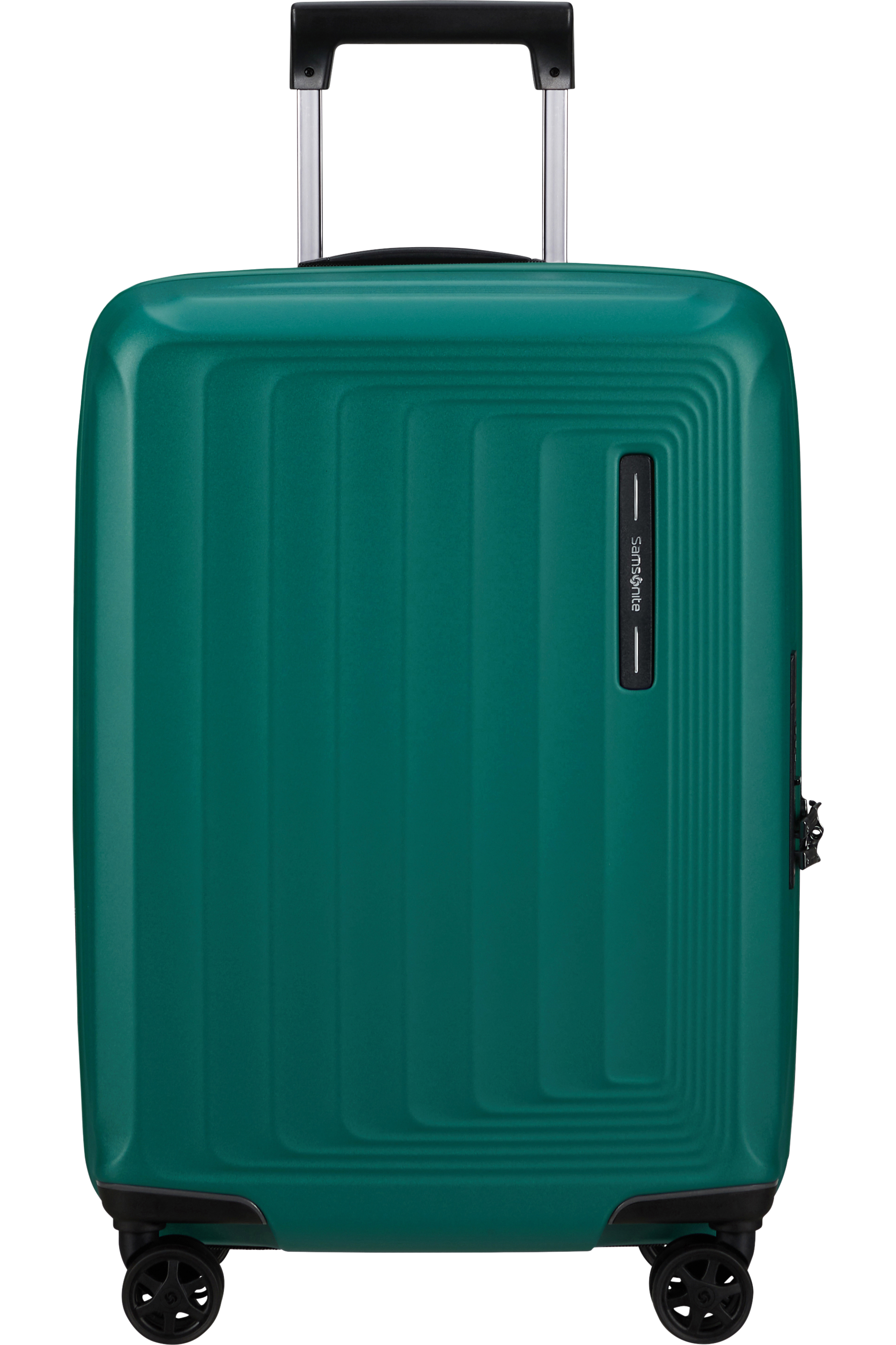 Shop NUON 55cm Spinner Expandable (4 Wheels) - Pine Green in australian