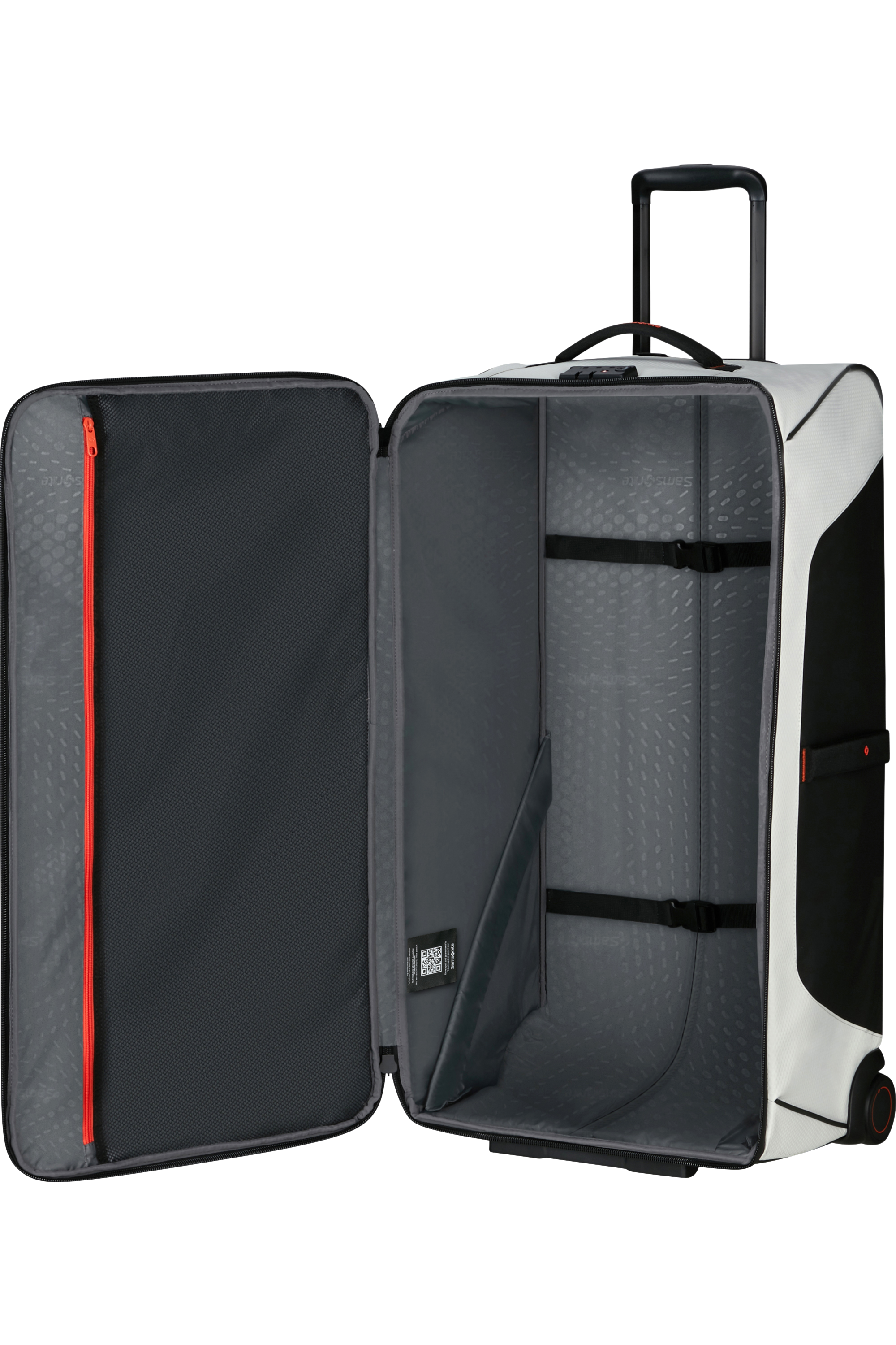 Shop ECODIVER Duffle with wheels 79cm - Cloud White in australian