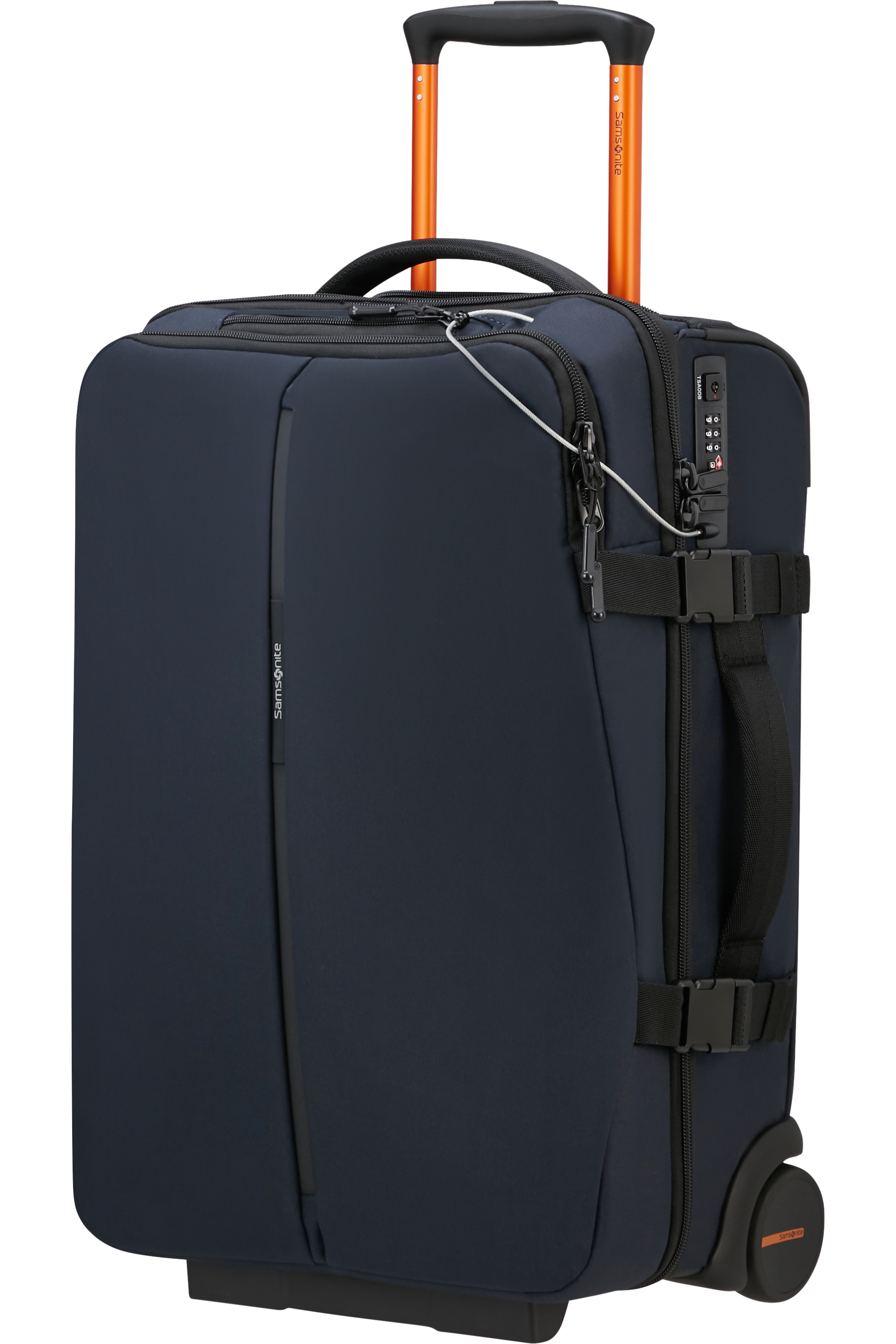 Shop SECURIPAK 2.0 Duffle with wheels 52cm - Dark Blue in australian