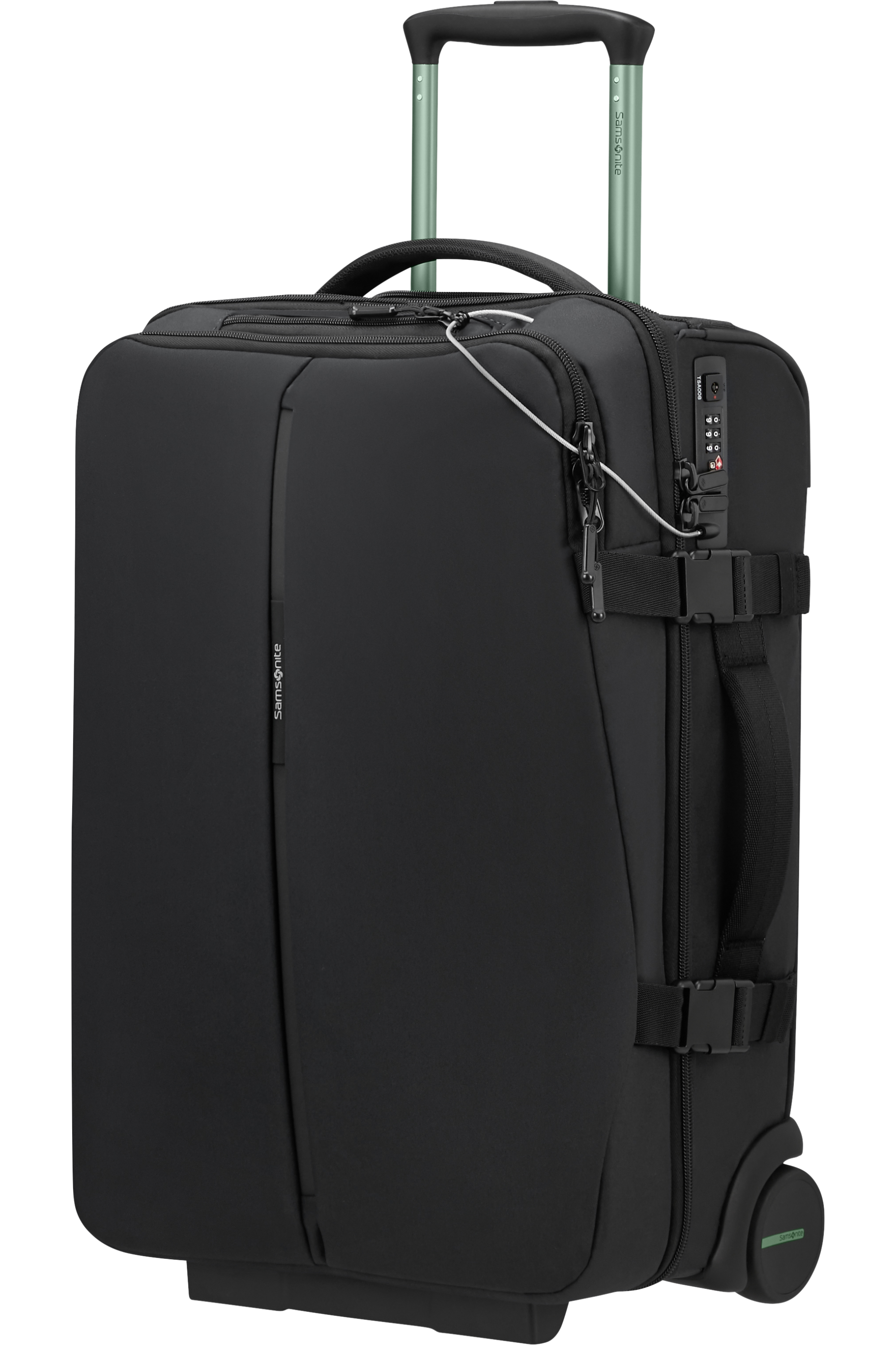 Shop SECURIPAK 2.0 Duffle with wheels 52cm - Black in australian