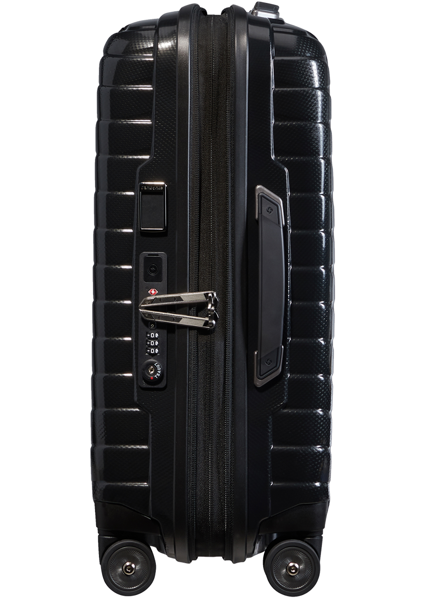 Shop PROXIS 55cm (20/23cm) Spinner Expandable (4 wheels) - Black in australian