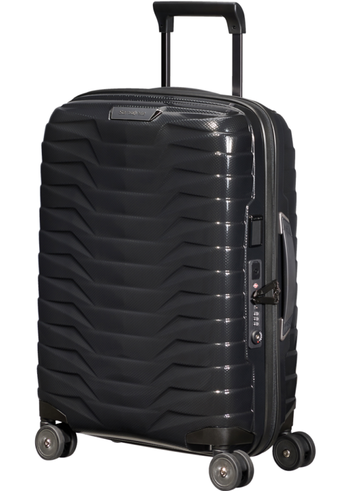 Shop PROXIS 55cm (20/23cm) Spinner Expandable (4 wheels) - Black in australian