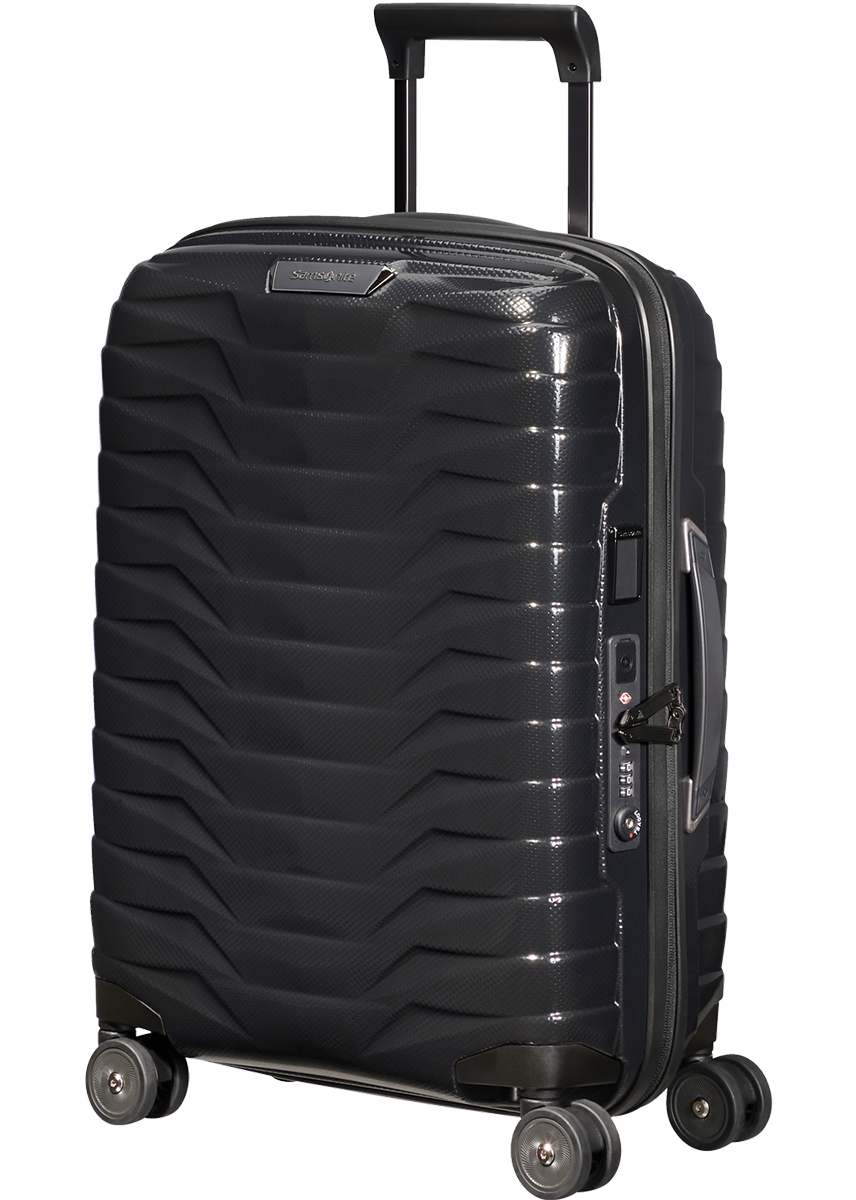 Shop PROXIS 55cm (20/23cm) Spinner Expandable (4 wheels) - Black in australian