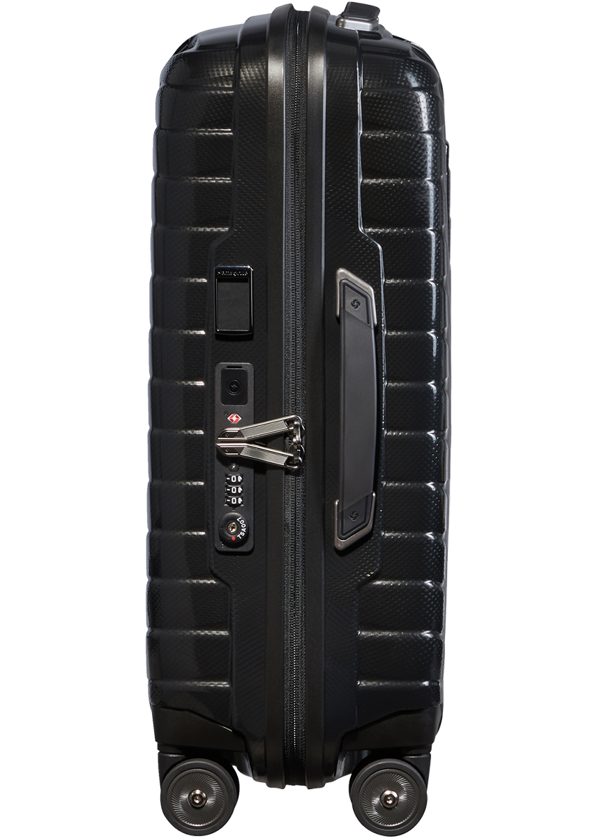 Shop PROXIS 55cm (20/23cm) Spinner Expandable (4 wheels) - Black in australian