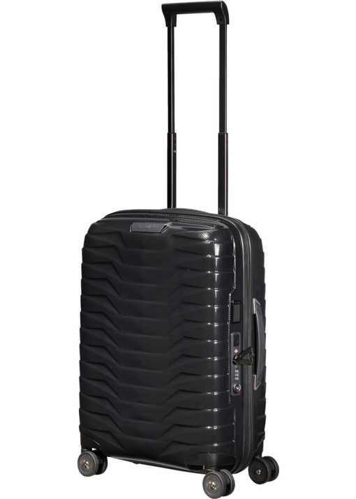 Shop PROXIS 55cm (20/23cm) Spinner Expandable (4 wheels) - Black in australian
