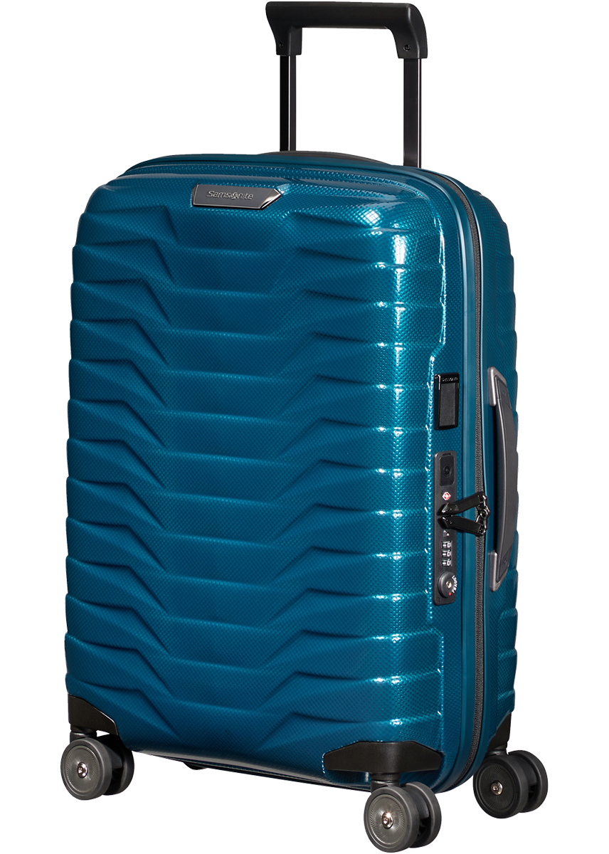Shop PROXIS 55cm (20/23cm) Spinner Expandable (4 wheels) - Petrol Blue in australian