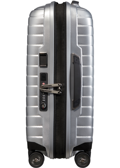 Shop PROXIS 55cm (20/23cm) Spinner Expandable (4 wheels) - Silver in australian