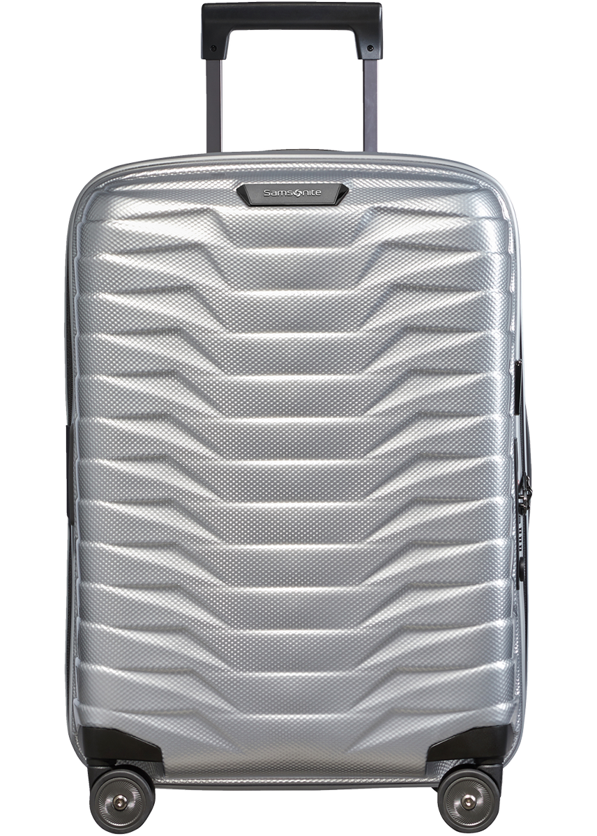 Shop PROXIS 55cm (20/23cm) Spinner Expandable (4 wheels) - Silver in australian