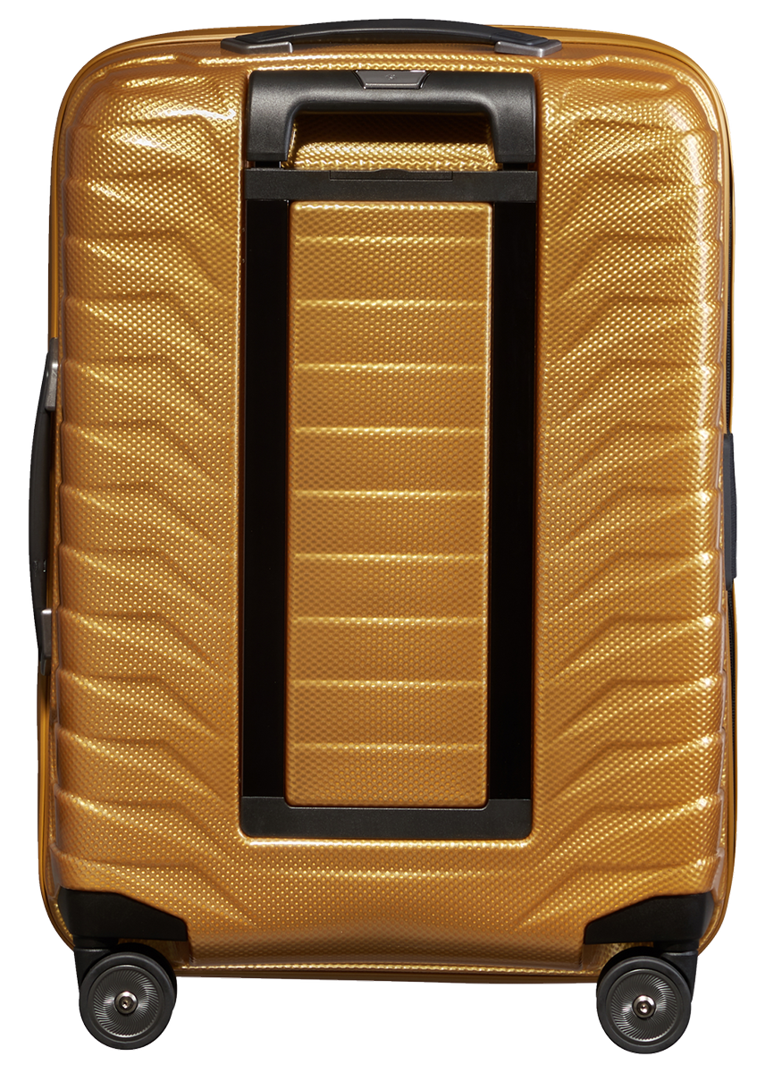 Shop PROXIS 55cm (20/23cm) Spinner Expandable (4 wheels) - Honey Gold in australian