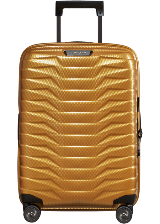 Shop PROXIS 55cm (20/23cm) Spinner Expandable (4 wheels) - Honey Gold in australian