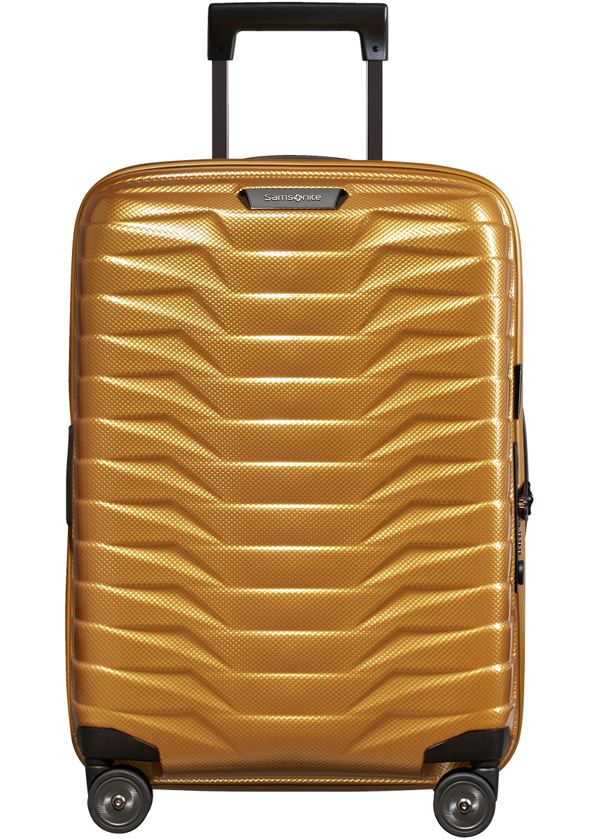 Shop PROXIS 55cm (20/23cm) Spinner Expandable (4 wheels) - Honey Gold in australian
