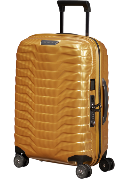 Shop PROXIS 55cm (20/23cm) Spinner Expandable (4 wheels) - Honey Gold in australian