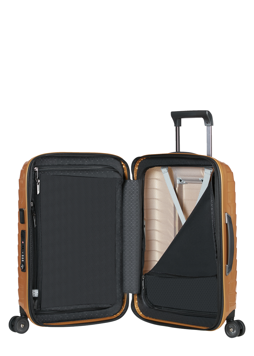Shop PROXIS 55cm (20/23cm) Spinner Expandable (4 wheels) - Honey Gold in australian