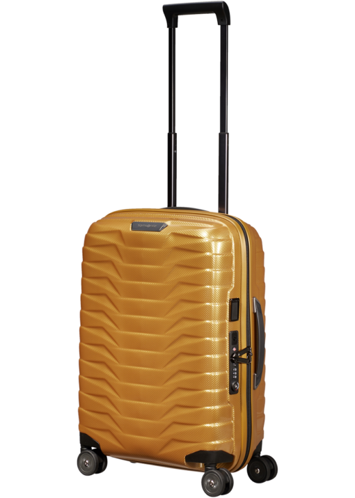 Shop PROXIS 55cm (20/23cm) Spinner Expandable (4 wheels) - Honey Gold in australian