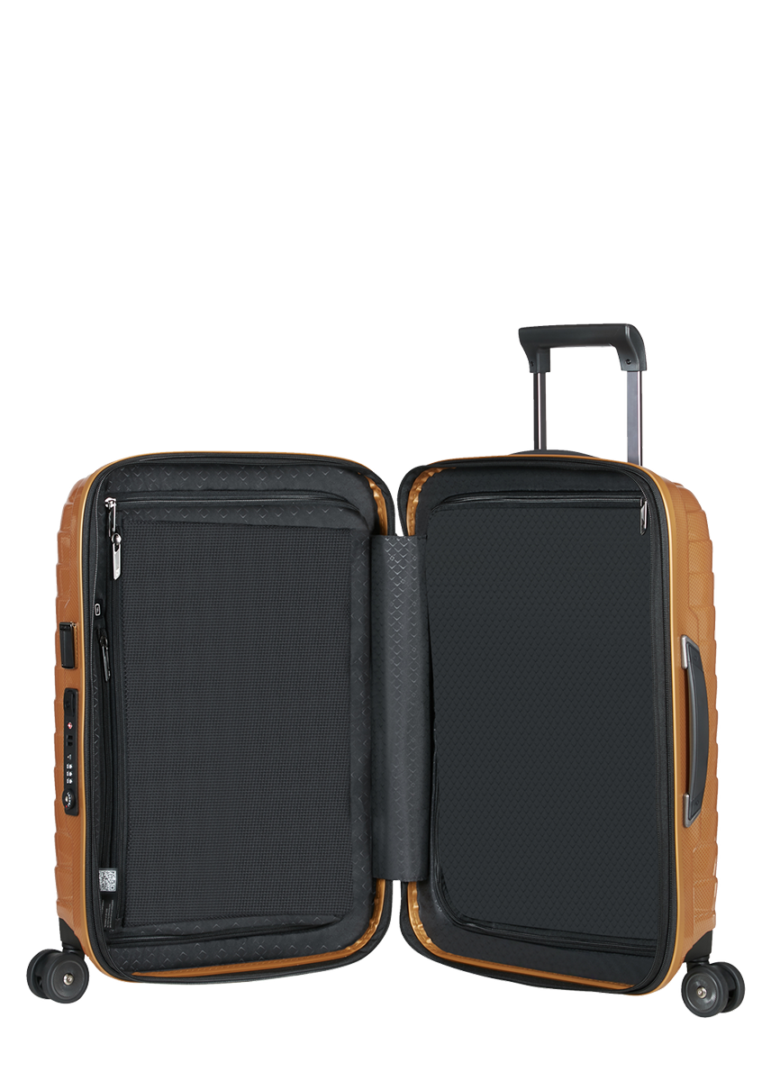 Shop PROXIS 55cm (20/23cm) Spinner Expandable (4 wheels) - Honey Gold in australian