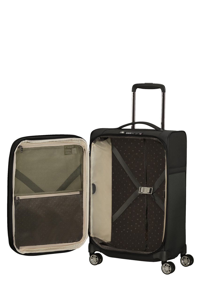 Shop AIREA 55cm Spinner Expandable (4 wheels) - Black in australian