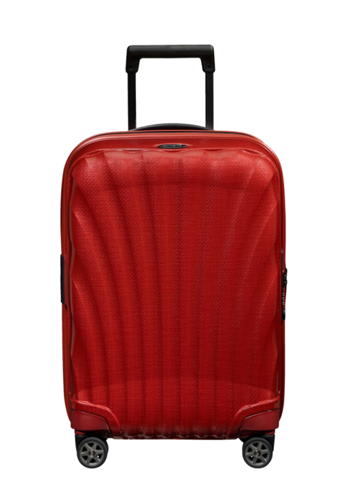 Shop C-Lite Spinner (4 wheels) 55cm Expandable Cabin - Chili red in australian