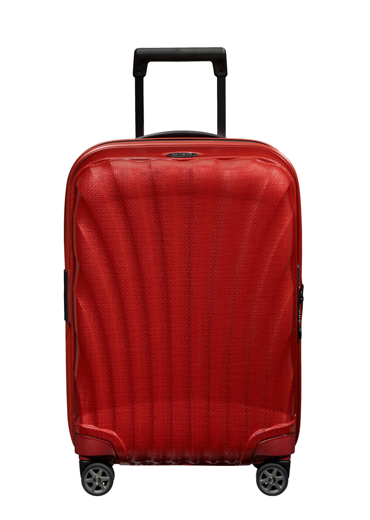 Shop C-Lite Spinner (4 wheels) 55cm Expandable Cabin - Chili red in australian