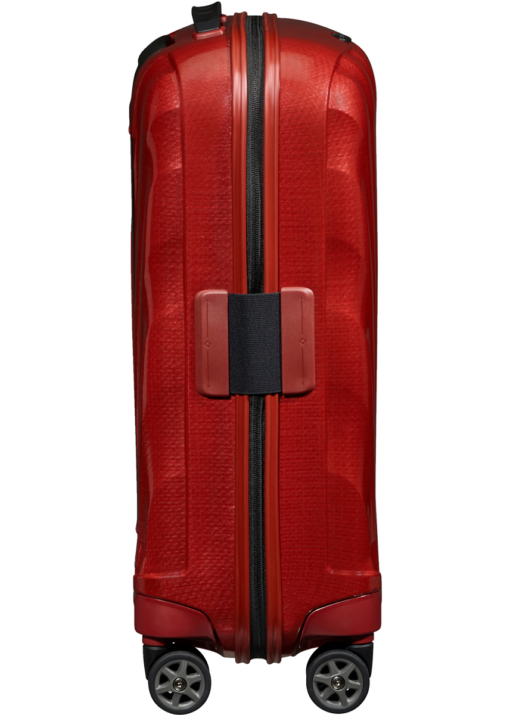 Shop C-Lite Spinner (4 wheels) 55cm Expandable Cabin - Chili red in australian