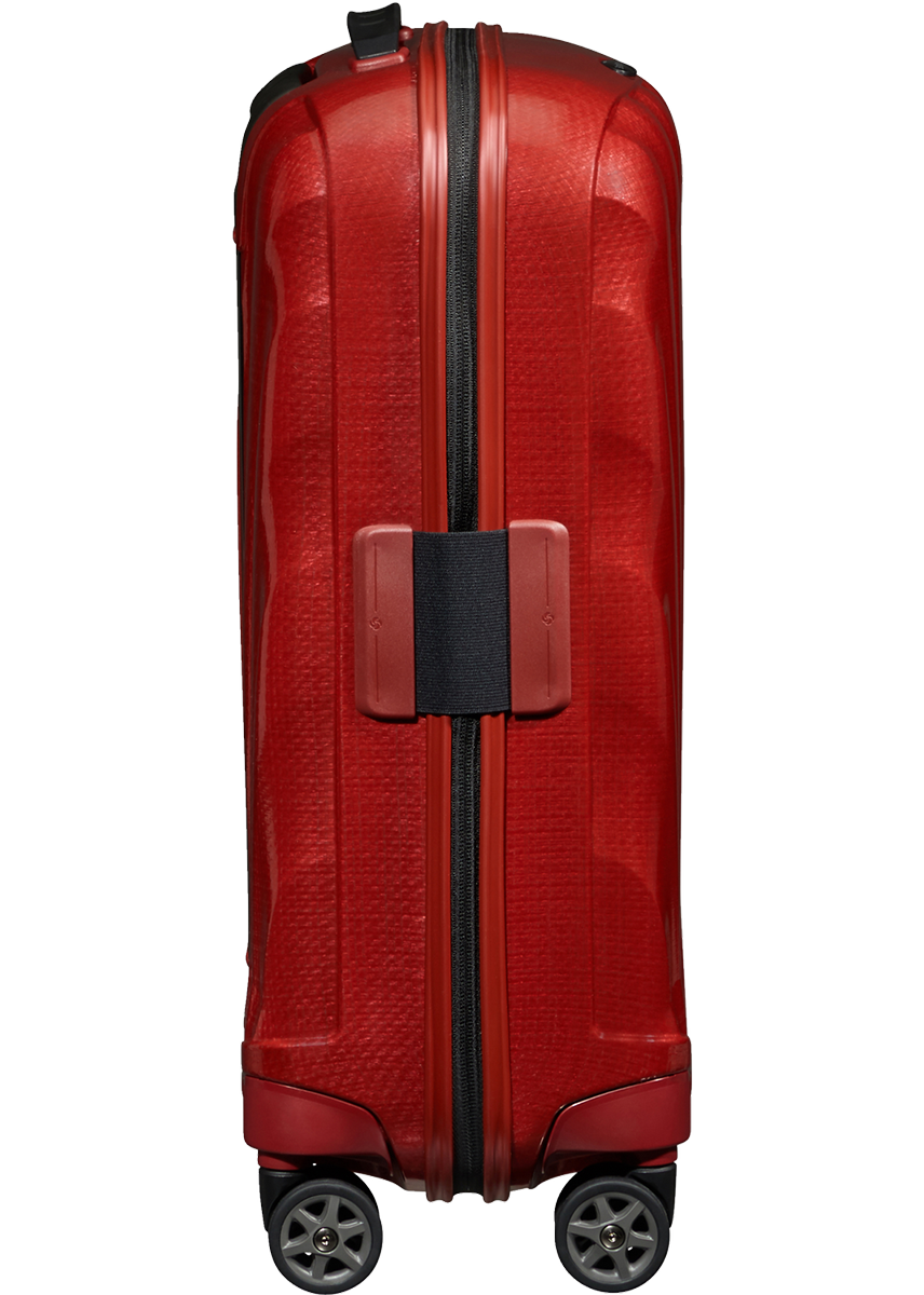 Shop C-Lite Spinner (4 wheels) 55cm Expandable Cabin - Chili red in australian