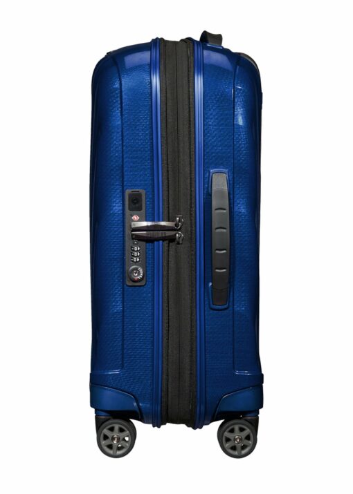 Shop C-Lite Spinner (4 wheels) 55cm Expandable Cabin - Deep Blue in australian