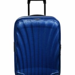 Shop C-Lite Spinner (4 wheels) 55cm Expandable Cabin - Deep Blue in australian