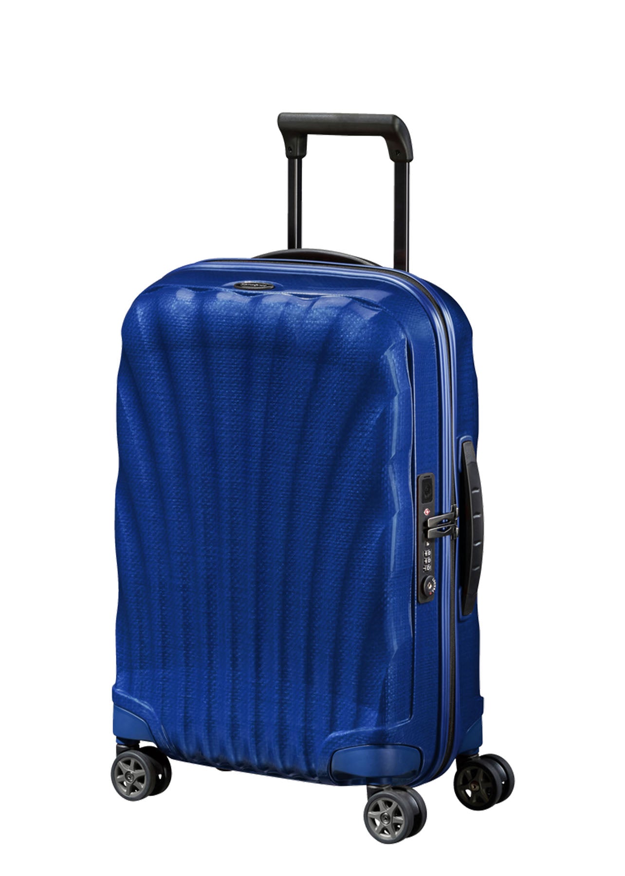 Shop C-Lite Spinner (4 wheels) 55cm Expandable Cabin - Deep Blue in australian