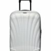 Shop C-Lite Spinner (4 wheels) 55cm Expandable Cabin - Off White in australian