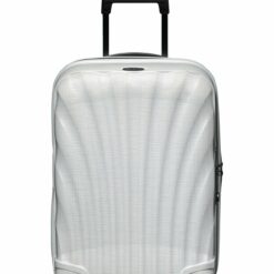 Shop C-Lite Spinner (4 wheels) 55cm Expandable Cabin - Off White in australian