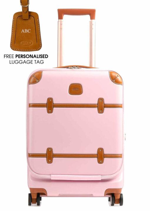 Shop Bellagio 2 Trolley 55cm with Front Pocket - Pink in australian