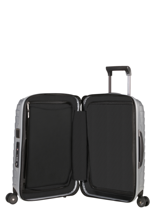 Shop PROXIS 55cm (20/23cm) Spinner Expandable (4 wheels) - Silver in australian