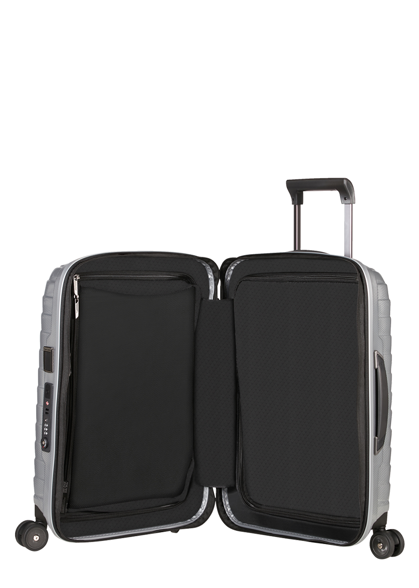 Shop PROXIS 55cm (20/23cm) Spinner Expandable (4 wheels) - Silver in australian