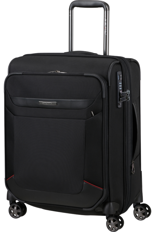 Shop PRO-DLX 6 Spinner Expandable (4 wheels) 55cm - Black in australian