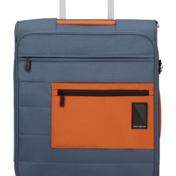 Shop VAYCAY Spinner (4 wheels) 55cm - Blueberry Blue/Orange in australian