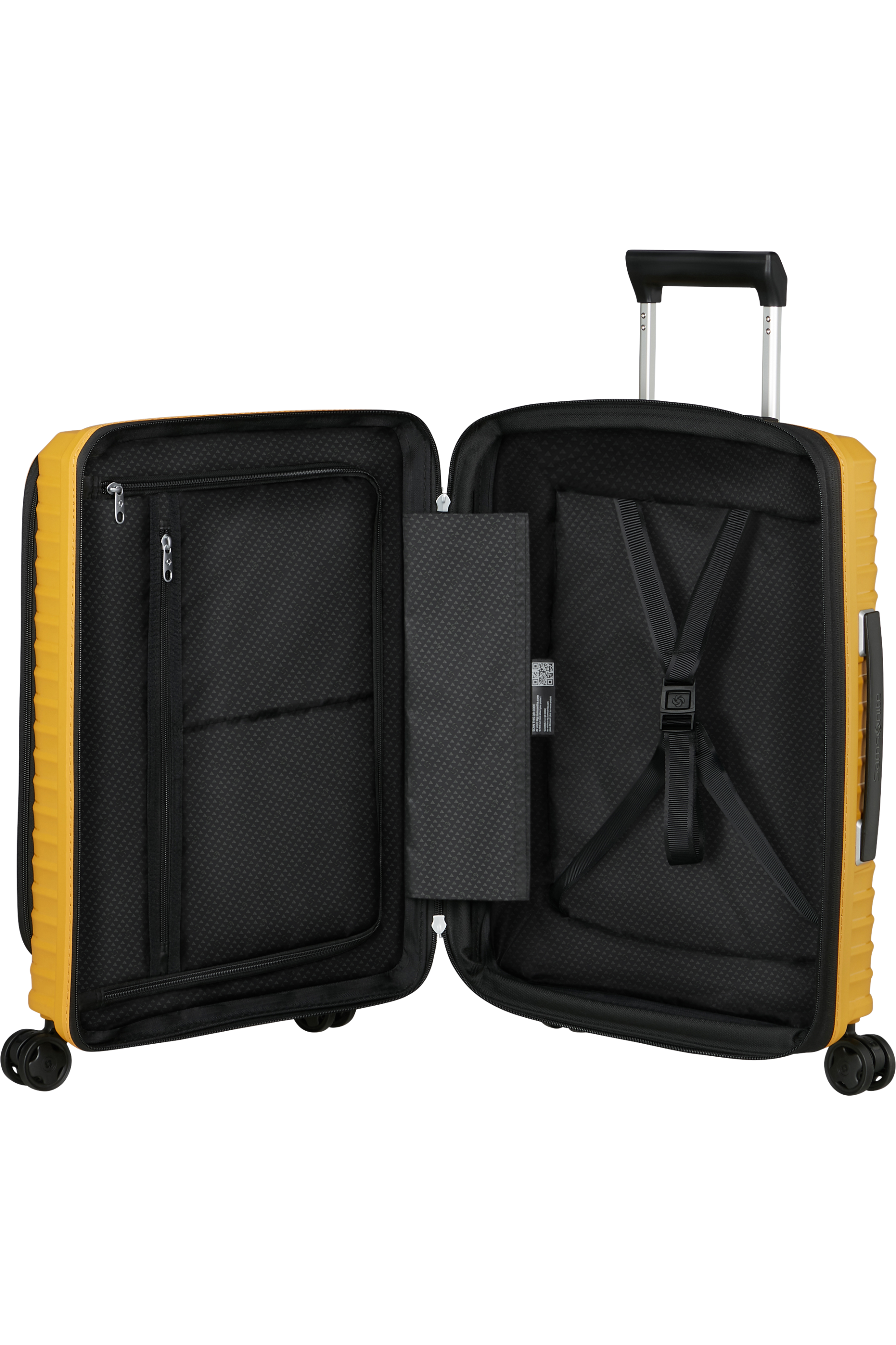 Shop UPSCAPE Spinner Expandable (4 wheels) 55cm Easy Access - Yellow in australian