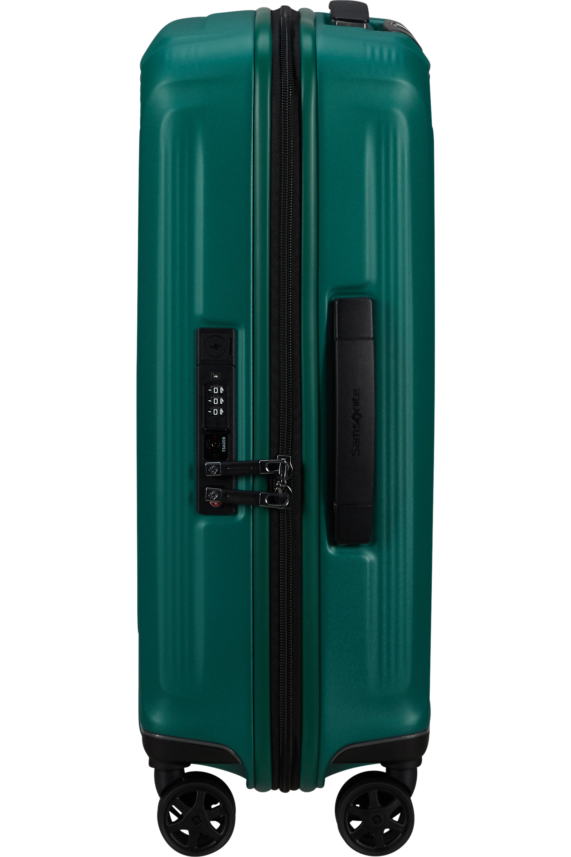 Shop NUON 55cm Spinner Expandable (4 Wheels) - Pine Green in australian