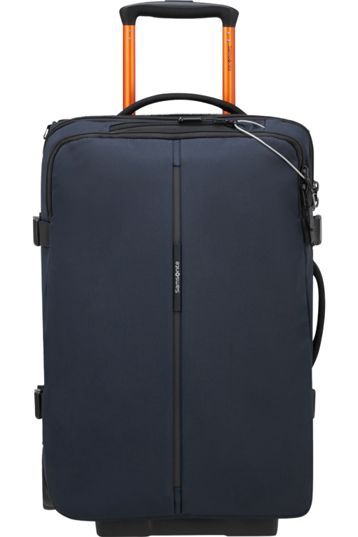 Shop SECURIPAK 2.0 Duffle with wheels 52cm - Dark Blue in australian